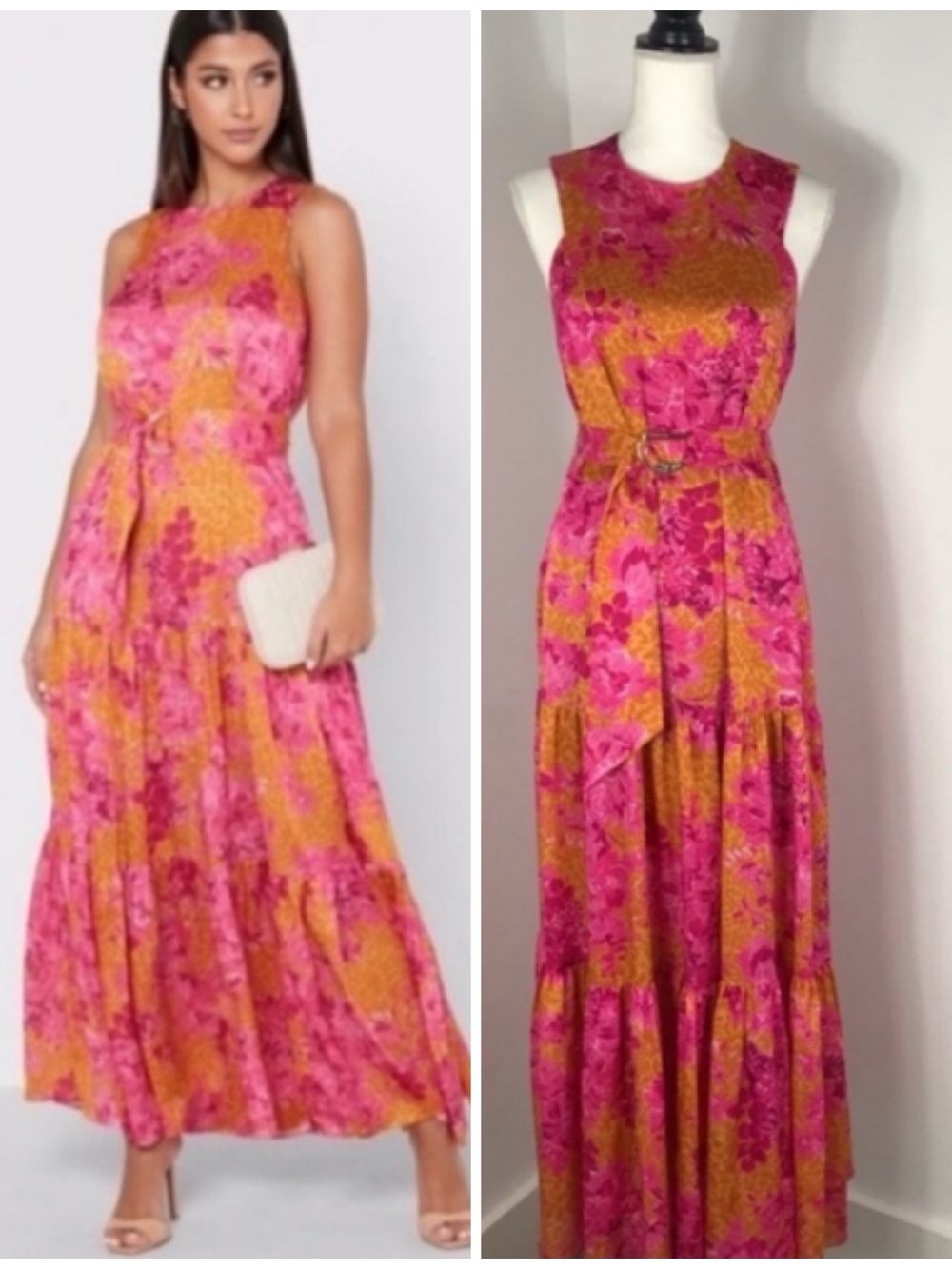 Ted Baker Bambia tiered floral maxi dress